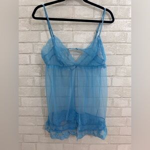 Blue Lace Women's Intimate Sleepwear